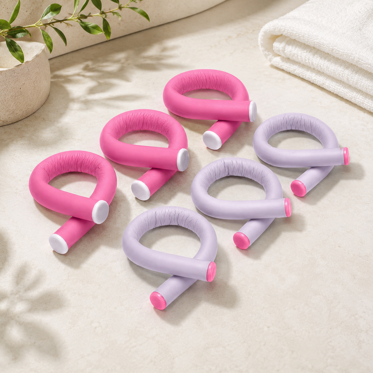 Heatless Spiral Curlers 18-Pack