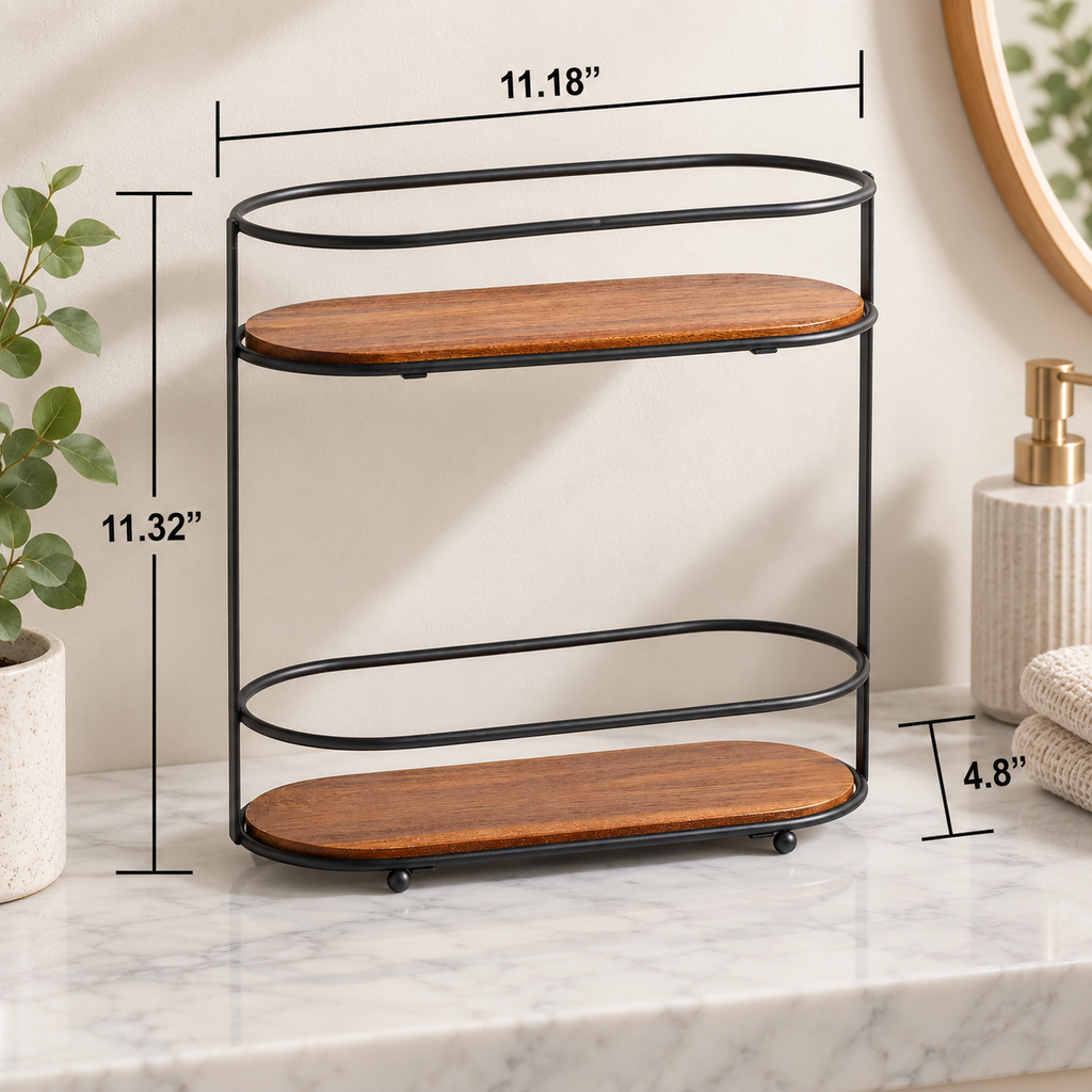 Two-Tier Vanity Organizer