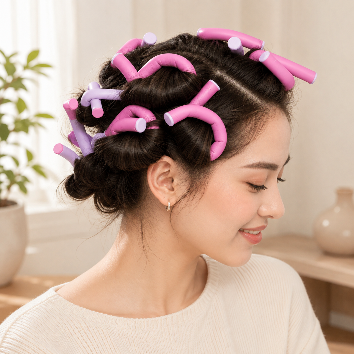 Heatless Spiral Curlers 18-Pack